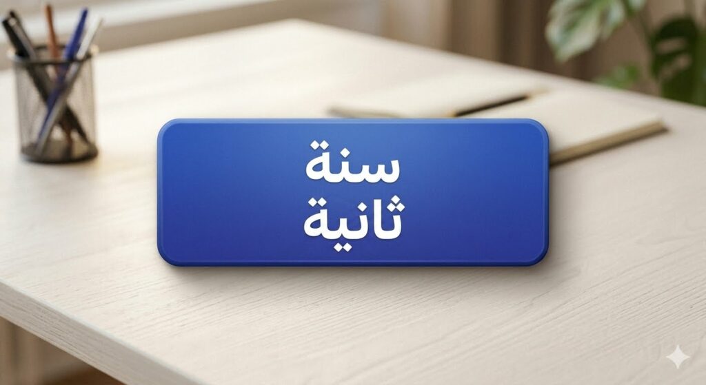 سنة ثانية